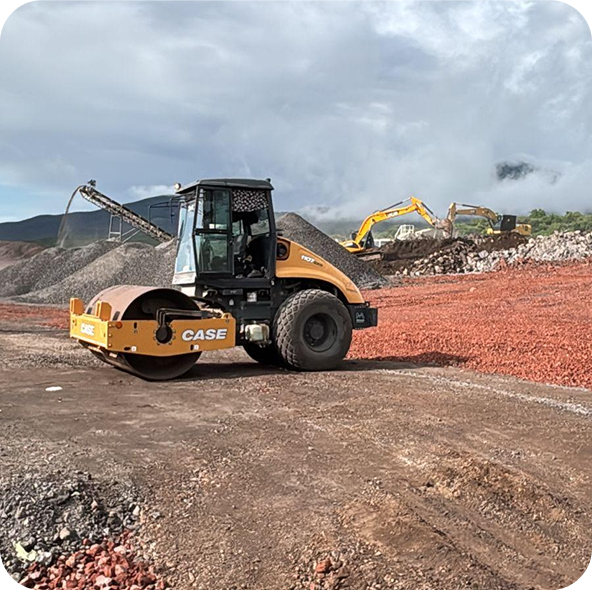 Mapa de ubicación de bancos de materiales